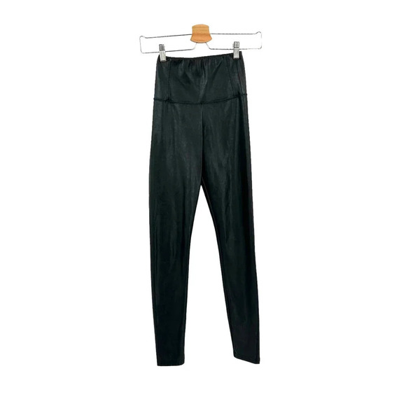 Aritzia Wilfred Free Daria High-Waisted Vegan Leather Leggings Pants Size XS - Picture 2 of 8